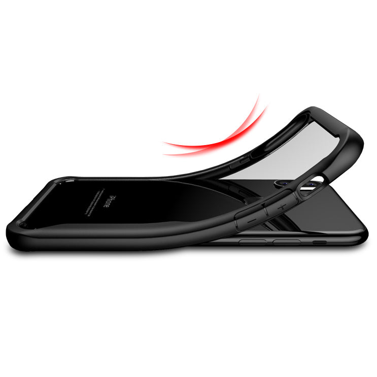 IPAKY Survival TPU Case für Apple iPhone XS X Robust Transparent