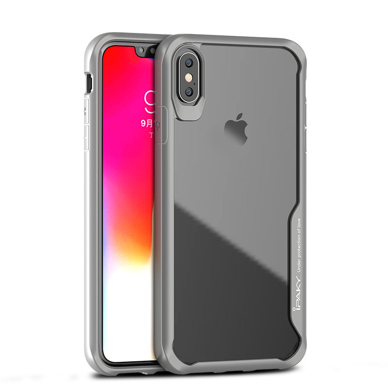IPAKY Survival TPU Case für Apple iPhone XS MAX Robust Transparent