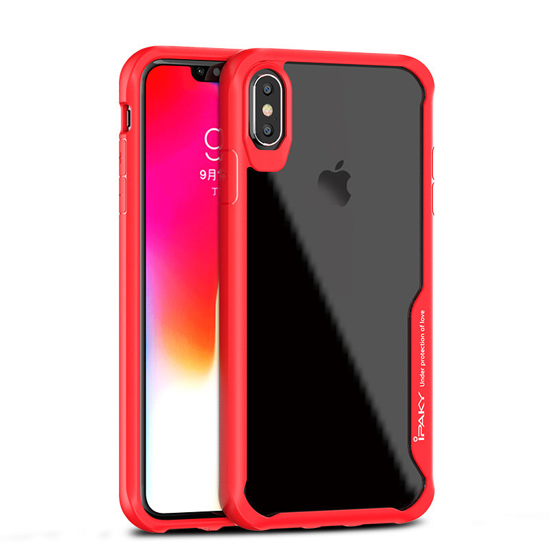 IPAKY Survival TPU Case für Apple iPhone XS MAX Robust Transparent