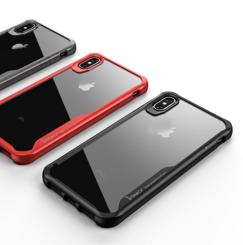 IPAKY Survival TPU Case für Apple iPhone XS MAX Robust Transparent