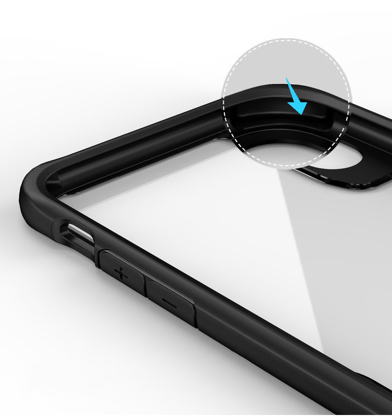 IPAKY Survival TPU Case für Apple iPhone XS MAX Robust Transparent