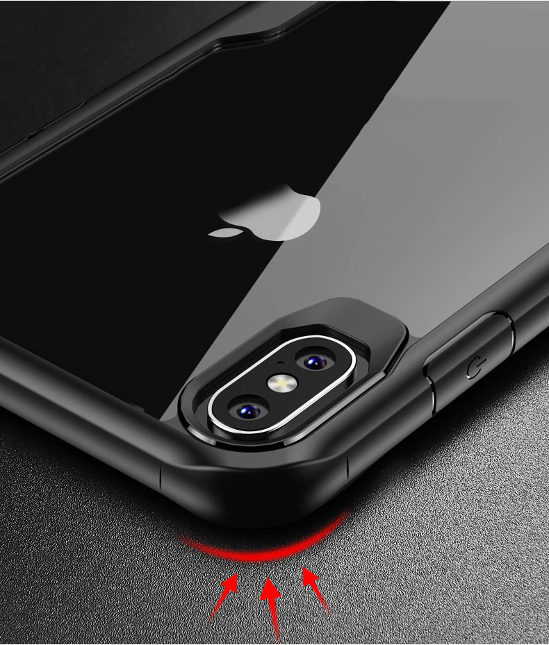 IPAKY Survival TPU Case für Apple iPhone XS MAX Robust Transparent