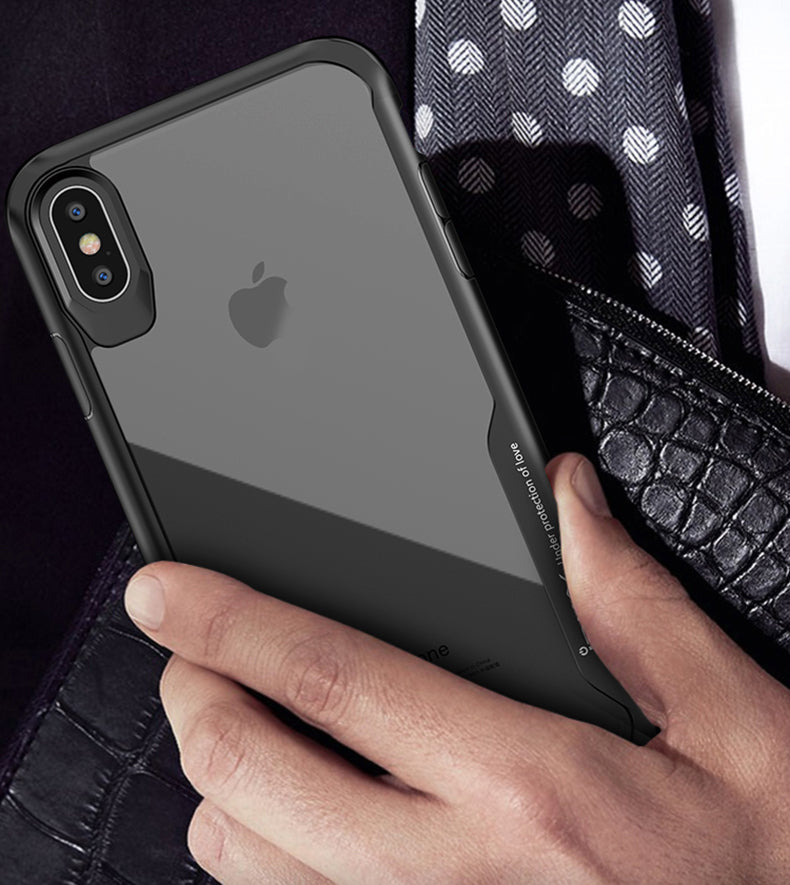 IPAKY Survival TPU Case für Apple iPhone XS MAX Robust Transparent