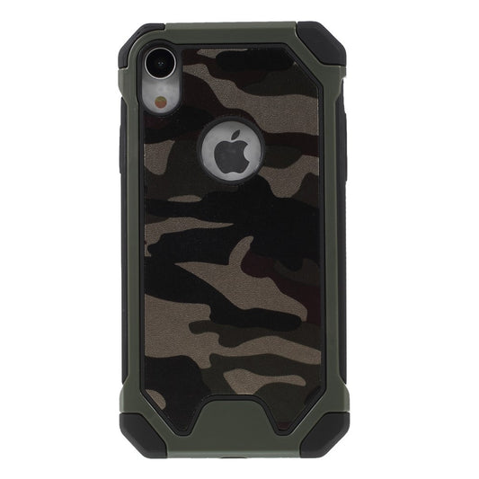 Outdoor Case für Apple iPhone XR TPU Hybrid Camouflage