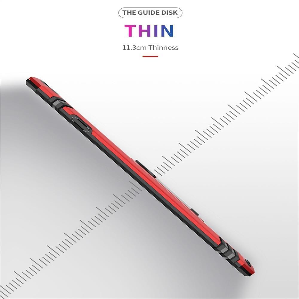 Outdoor Case für Apple iPhone XS X TPU Hybrid Sergeant Metall Ring Hülle Cover