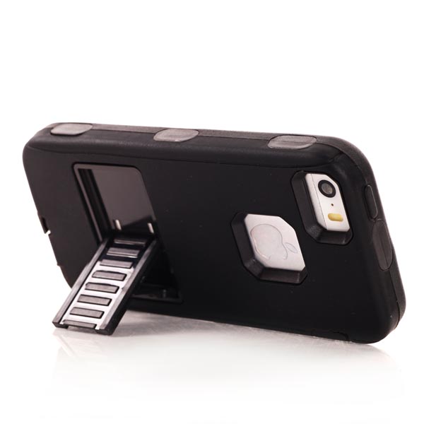 Outdoor Case für Apple iPhone SE 5 5S Hybrid Silikon Kickstand