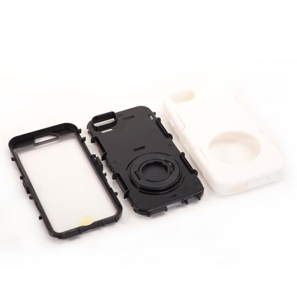 Outdoor Case für Apple iPhone 6 6S Silikon Shookproof Ring Kickstand