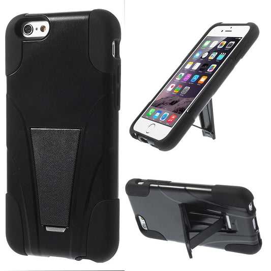 Outdoor Case für Apple iPhone 6 6S Hybrid Silikon Kickstand