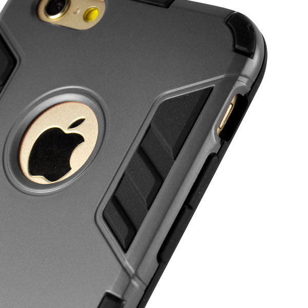 Outdoor Case für Apple iPhone 6 6S Silikon Hybrid Fashion Stand