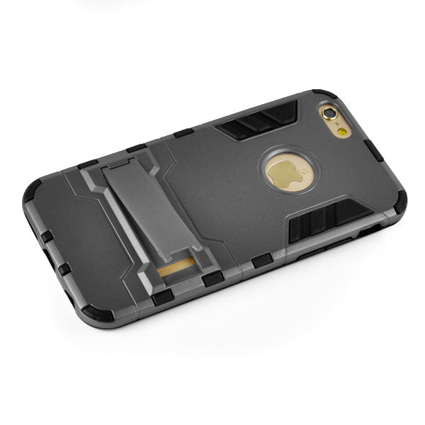 Outdoor Case für Apple iPhone 6 6S Silikon Hybrid Fashion Stand