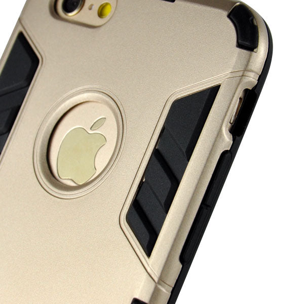 Outdoor Case für Apple iPhone 6 6S Silikon Hybrid Fashion Stand