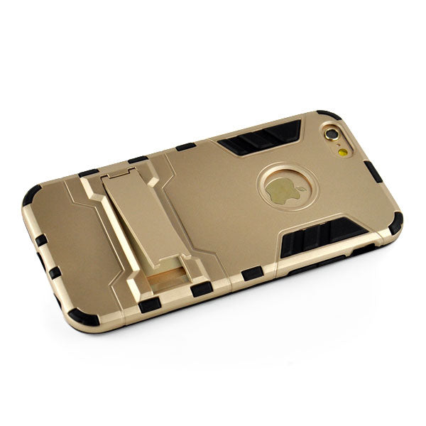 Outdoor Case für Apple iPhone 6 6S Silikon Hybrid Fashion Stand
