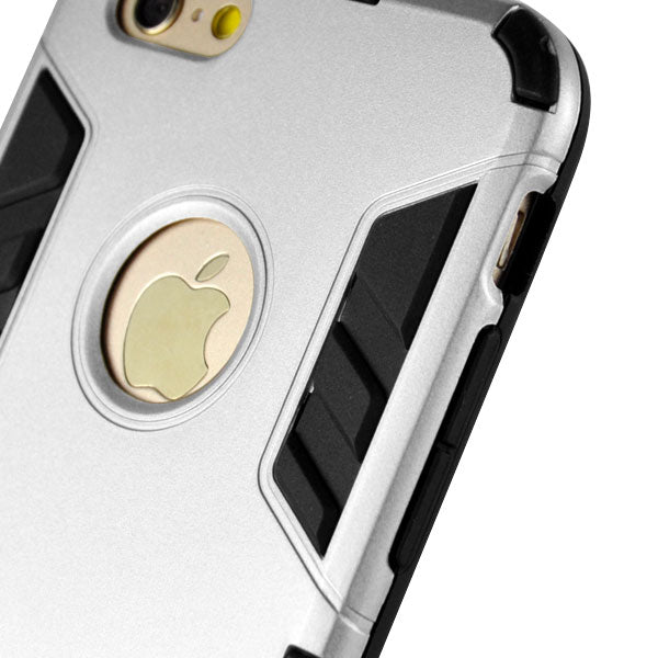 Outdoor Case für Apple iPhone 6 6S Silikon Hybrid Fashion Stand