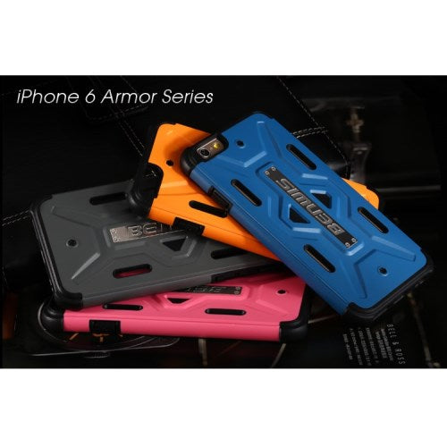BENWIS Outdoor Case für Apple iPhone 6 6S TPU Hybrid Cool Armor