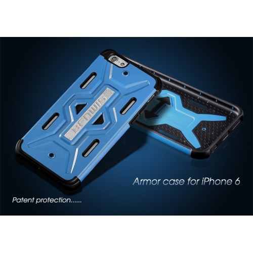 BENWIS Outdoor Case für Apple iPhone 6 6S TPU Hybrid Cool Armor
