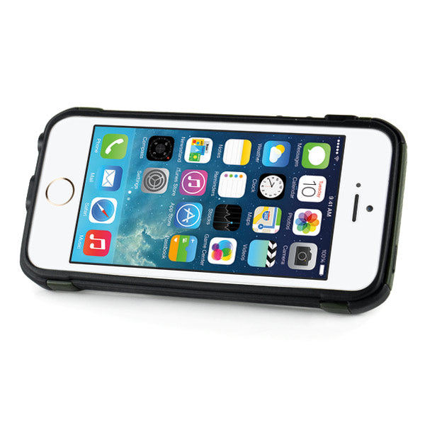 Outdoor Case für Apple iPhone SE 5 5S TPU Hybrid Camouflage
