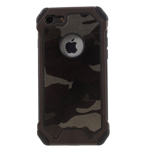 Outdoor Case für Apple iPhone 8 7 SE 2020 TPU Hybrid Camouflage