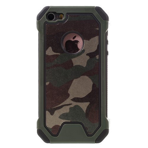 Outdoor Case für Apple iPhone SE 5 5S TPU Hybrid Camouflage