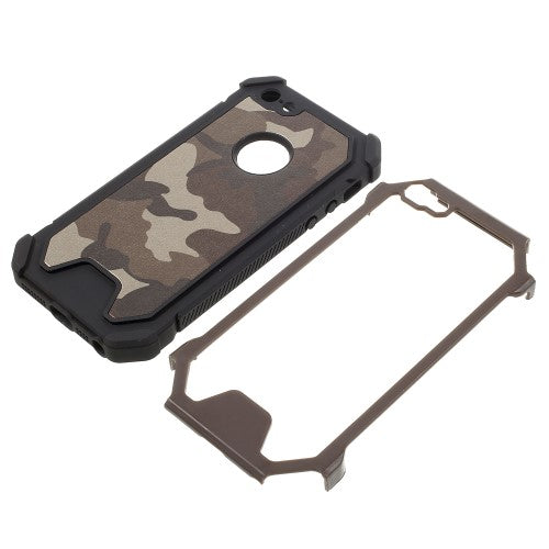 Outdoor Case für Apple iPhone SE 5 5S TPU Hybrid Camouflage
