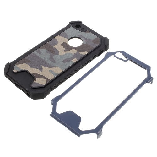Outdoor Case für Apple iPhone SE 5 5S TPU Hybrid Camouflage