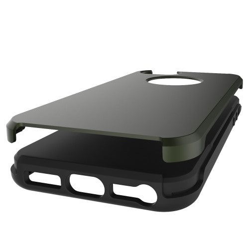 TPU PC Hybrid Case für Apple iPhone SE 5 5S Brushed Look