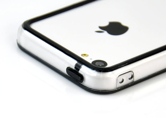 TPU Hybrid Bumper für Apple iPhone 5C Transparent