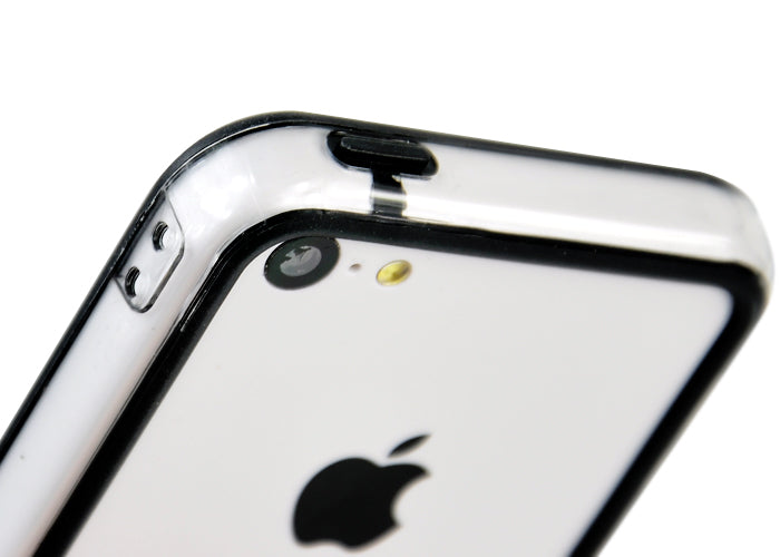 TPU Hybrid Bumper für Apple iPhone 5C Transparent