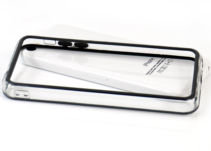 TPU Hybrid Bumper für Apple iPhone 5C Transparent