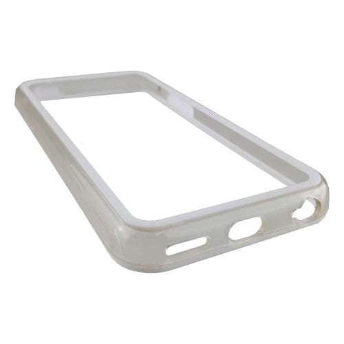 TPU Hybrid Bumper für Apple iPhone 5C Transparent
