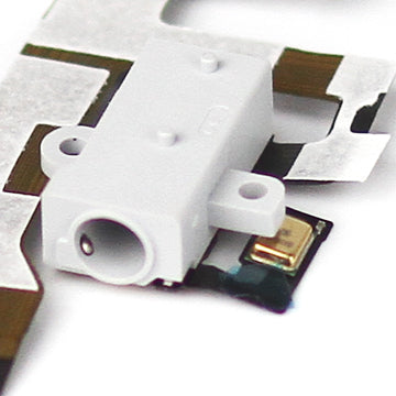 Audiobuchse für Apple iPhone 4S Kopfhörer Flex Kabel mit Lautstärkeregler und Stummschalter