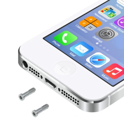 Schrauben 2er Pack für Docking-Abdeckung für Apple iPhone 5 5S