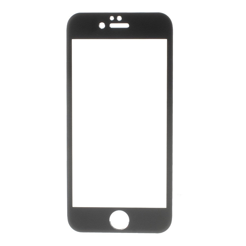 Apple iPhone 6 6S 4.7" Schutzglas Gehärtet Titanium Alloy Full Cover Schwarz