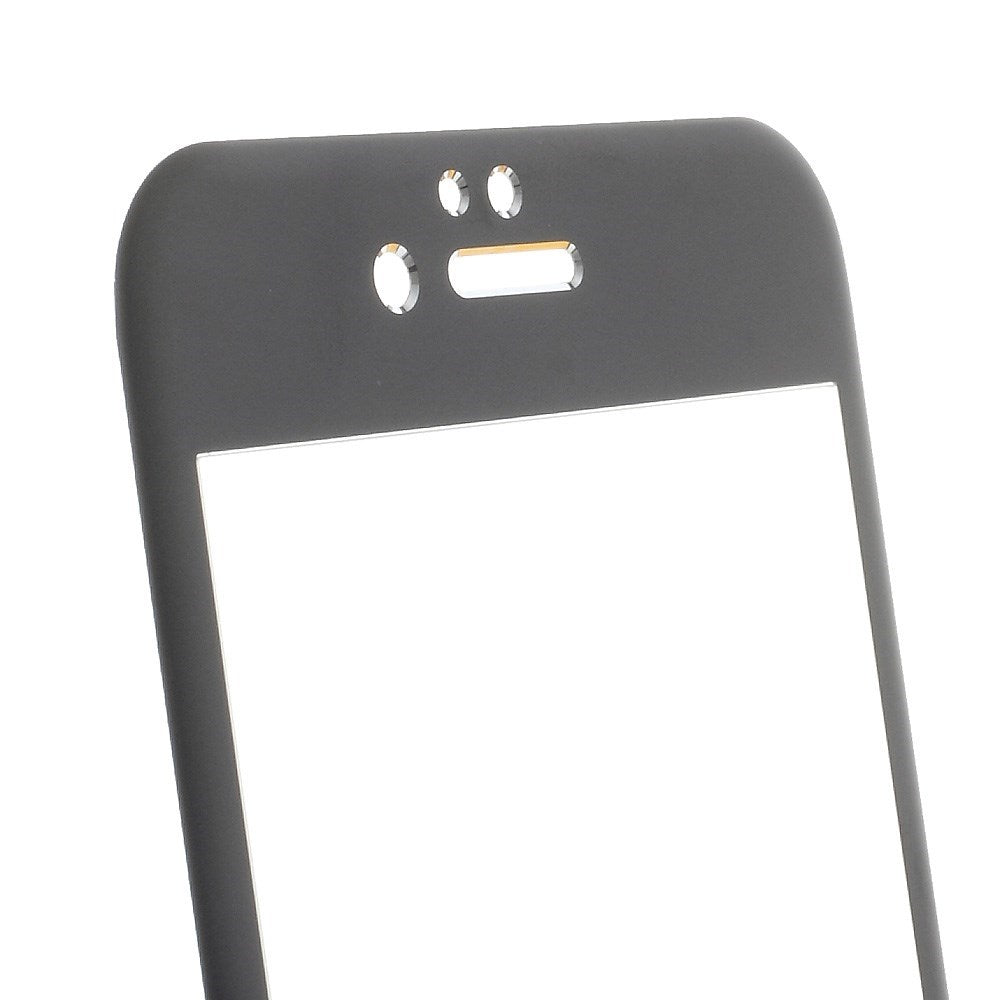 Apple iPhone 6 6S 4.7" Schutzglas Gehärtet Titanium Alloy Full Cover Schwarz