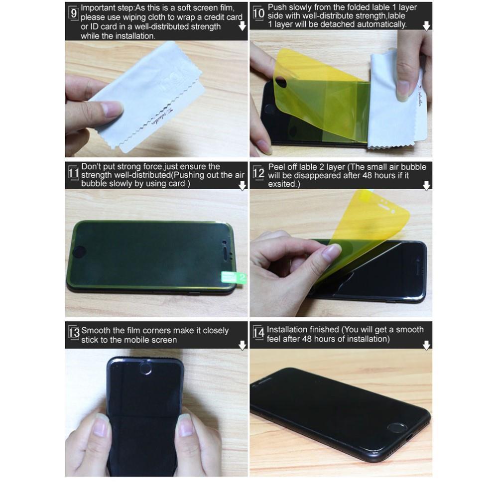 2x Apple iPhone Xs X IMAK Schutzfolie Soft 3D Full Coverage Curved Doppelpack