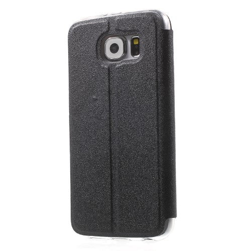 Wallet Case für Samsung Galaxy S6 G920 Window View Metal Slide Touch