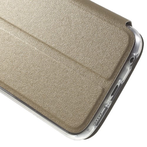 Wallet Case für Samsung Galaxy S6 G920 Window View Metal Slide Touch