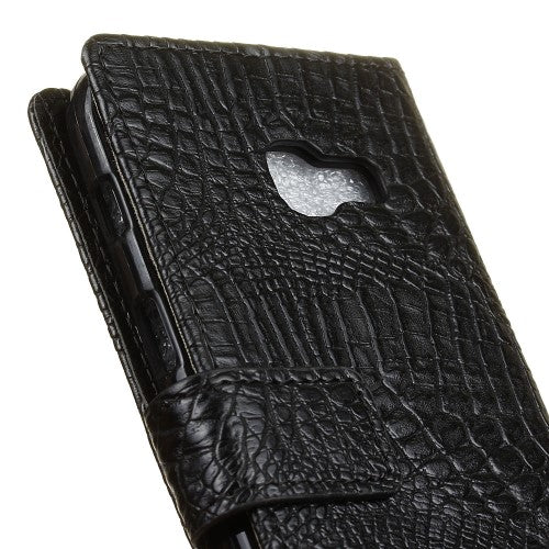 Wallet Case für Samsung Galaxy A3 A320 (2017) Crocodile Skin Kroko Muster