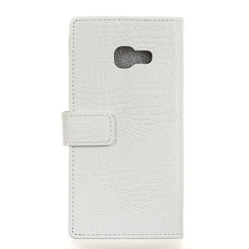 Wallet Case für Samsung Galaxy A3 A320 (2017) Crocodile Skin Kroko Muster