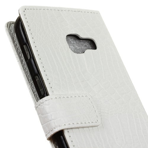 Wallet Case für Samsung Galaxy A3 A320 (2017) Crocodile Skin Kroko Muster