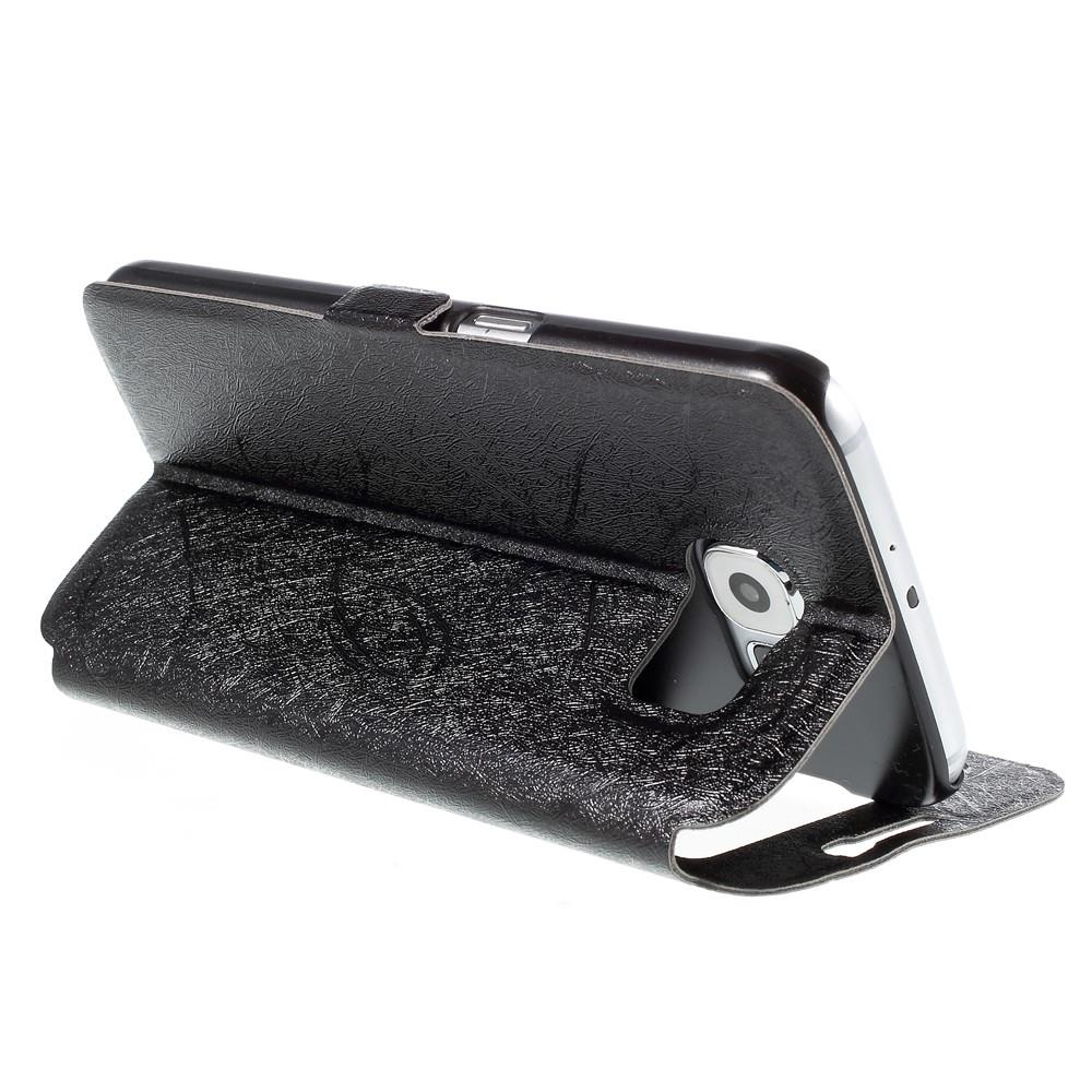 Wallet Case für Samsung Galaxy S6 G920 Dual Window View Silk Book Etui