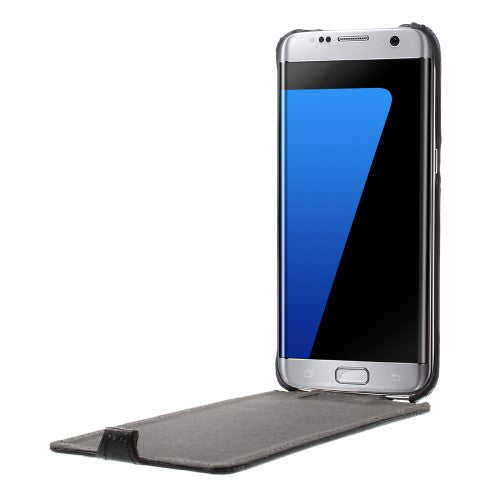 Flip Case für Samsung Galaxy S7 Edge G935 Litchi Skin Vertikal