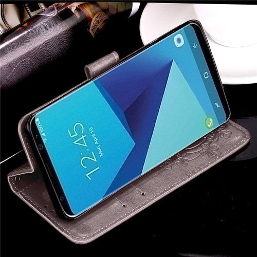 Wallet Case für Samsung Galaxy S8 G950 Imprint Flower Motiv