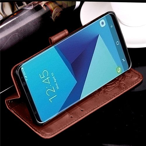 Wallet Case für Samsung Galaxy S8 G950 Imprint Flower Motiv
