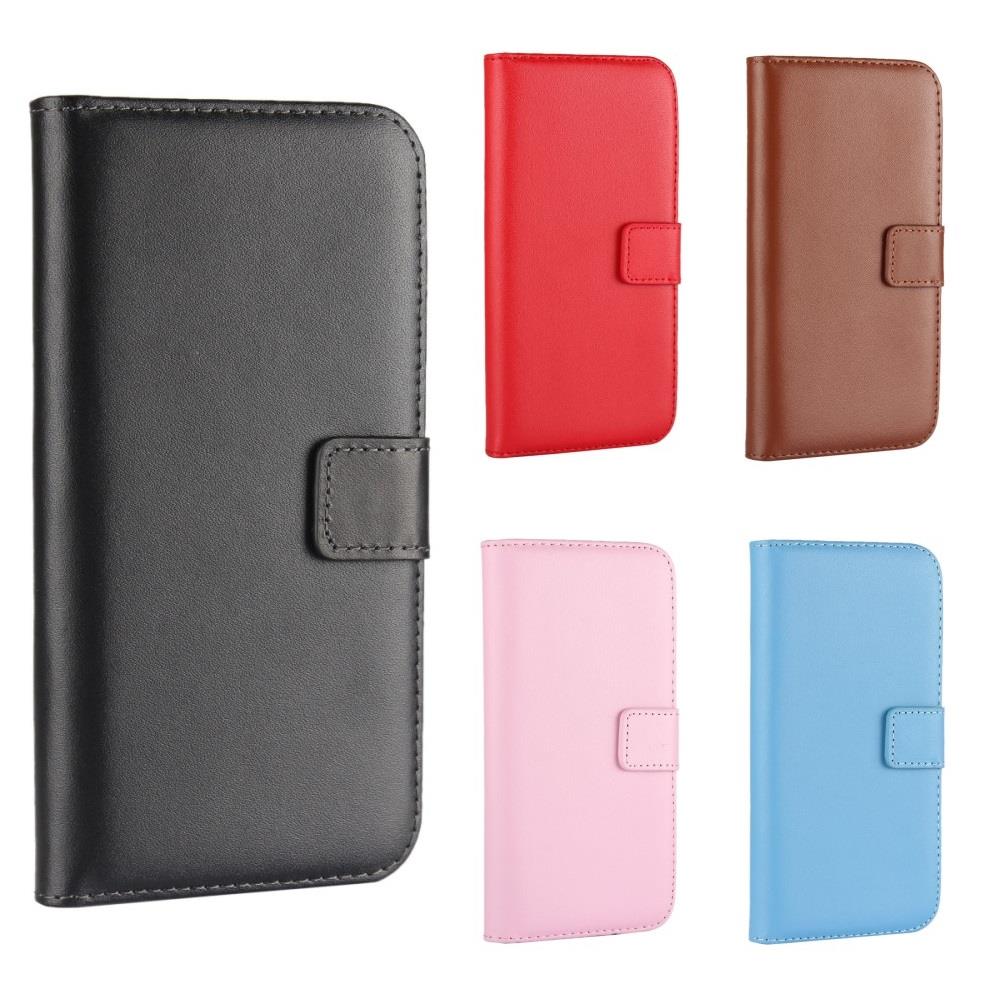 Wallet Case für Samsung Galaxy A5 A520 (2017) Genuine Split Echt Leder