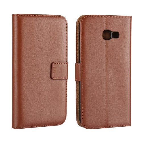 Wallet Case für Samsung Galaxy A5 A520 (2017) Genuine Split Echt Leder