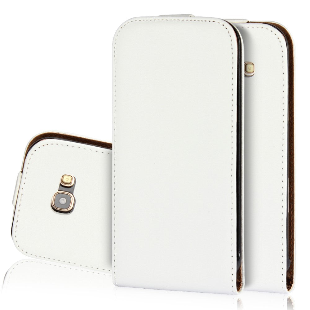 Flip Case für Samsung Galaxy A5 A520 (2017) Genuine Split Echt Leder