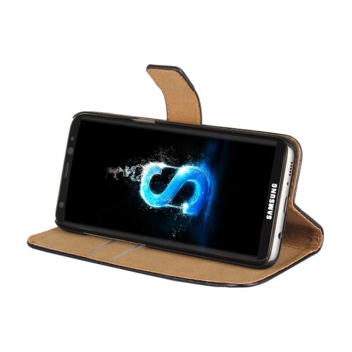 Wallet Case für Samsung Galaxy S8 G950 Genuine Split Echt Leder