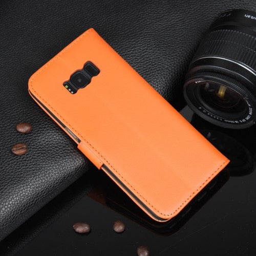 Wallet Case für Samsung Galaxy S8 G950 Genuine Split Echt Leder