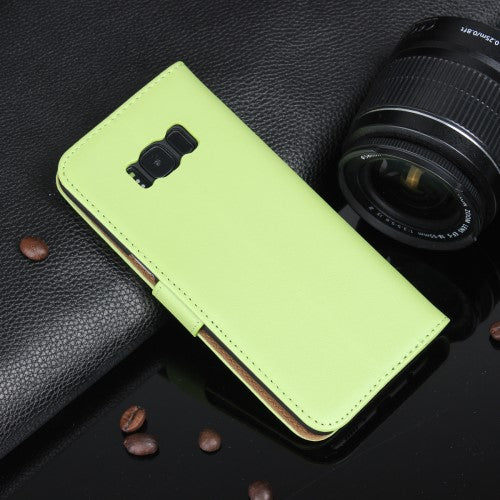 Wallet Case für Samsung Galaxy S8 G950 Genuine Split Echt Leder
