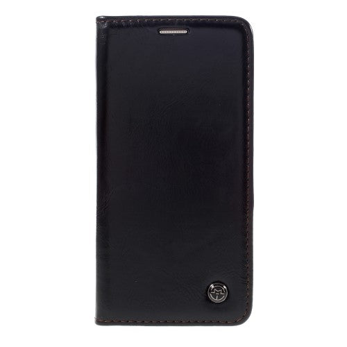 Wallet Case für Samsung Galaxy S7 CaseMe Oil Wax Skin Klapp Etui